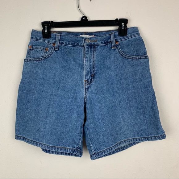 Levi's Pants - Levi’s 550 relaxed fit Bermuda high rise rigid denim Jean shorts jorts 78